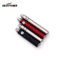 2021 Colorful Double USB vape battery 650mah CBD Adjustable Voltage 510 Thread Preheat Battery